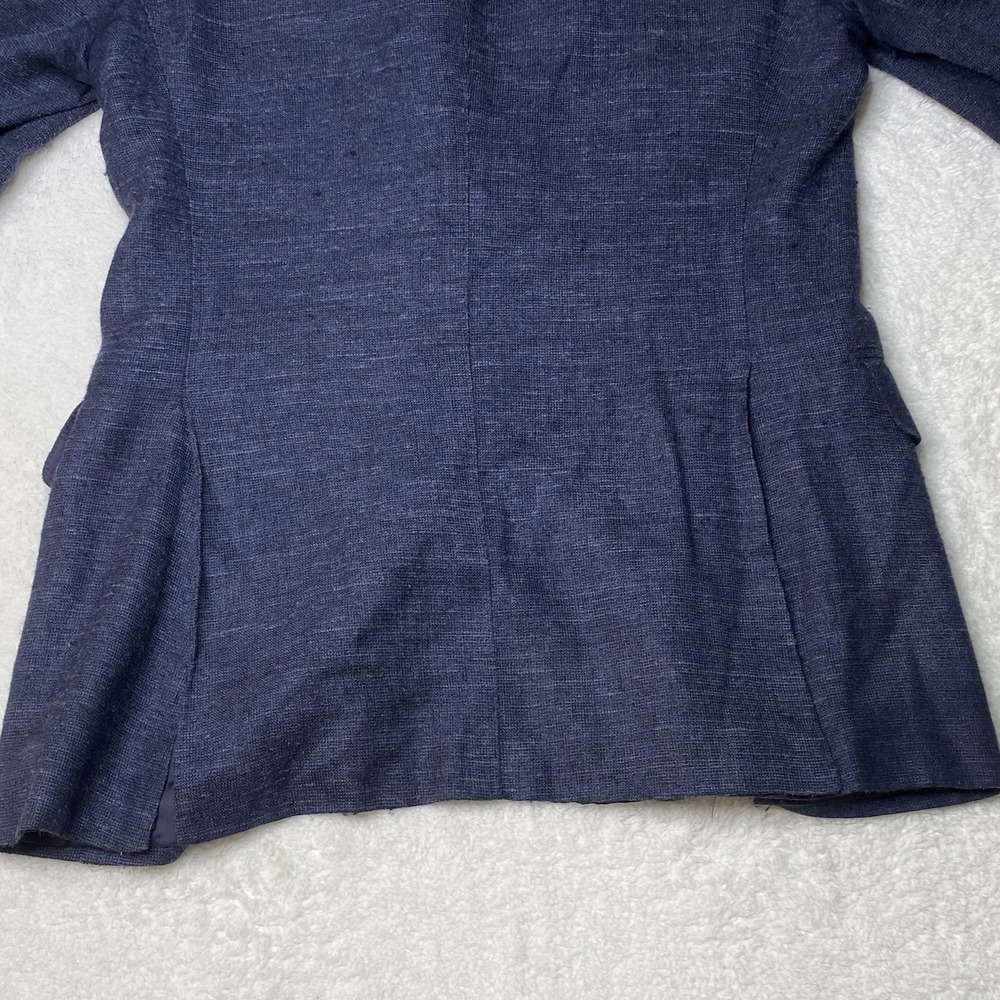 Men Suitsupply Blazer Lazio Single Breasted slim Silk Linen Wool Ethomas size 48 - Picture 10 of 16